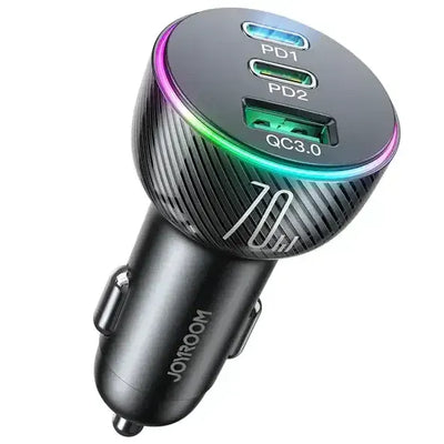 Joyroom Car Charger 2PD+1USB 70W - iCase Stores