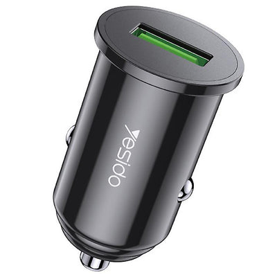 Yesido Multi-Protocol Super Quick Charging Mini Car Charger - iCase Stores