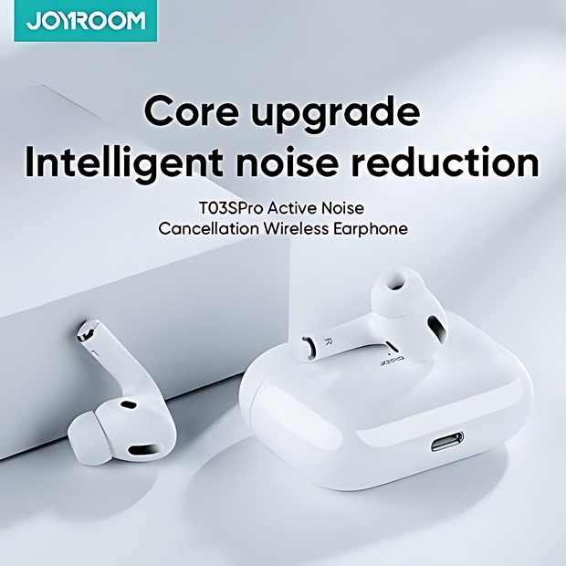 Joyroom JR-T03S Pro Bluetooth Noise Cancelling Technology Earphones with Microphone