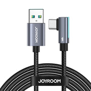 Joyroom Right Angle Fast Charging Data Cable 1.2m / 3A