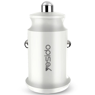 Yesido Mini Car Charger With Dual USB Port 2.4A
