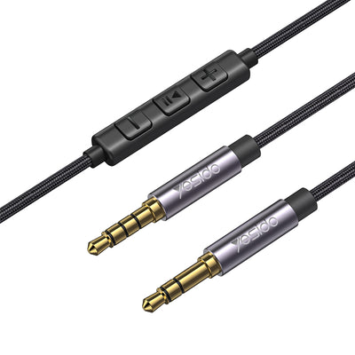 Yesido AUX 3.5mm Audio Cable Volume Control 1.2M