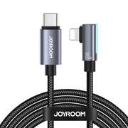 Joyroom Type-C to Lightning Right Angle Fast Charging Data Cable 1.2M