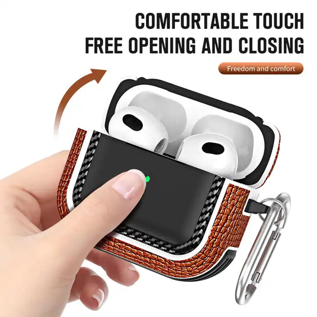 Luxury Skin Leather Protective Cover For Airpods