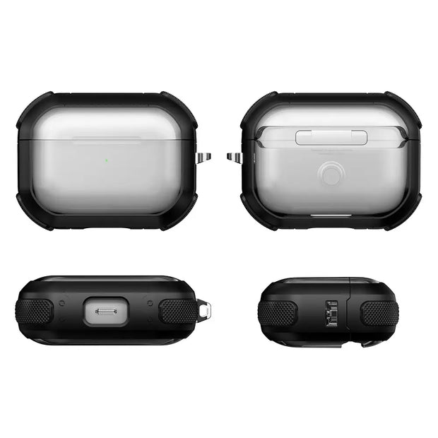 Transparent Armor Wireless Earphones Protective Case