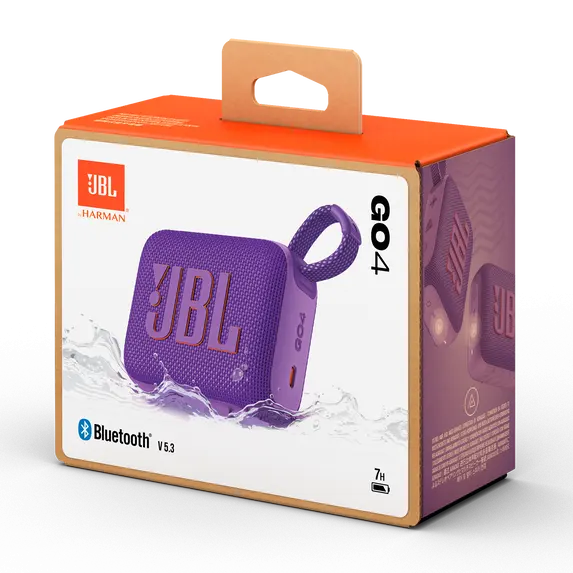 JBL Go 4 Ultra-Portable Waterproof & Dustproof Bluetooth Speaker