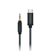 Powerology Braided Audio Type-C to 3.5mm AUX Cable 1.2m