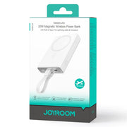 Joyroom Magnetic Wireless Power Bank with Built-in Cable & Kickstand 10000mAh / 20W