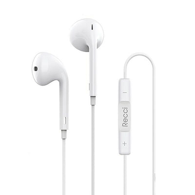 Recci Wired Earphone With 3.5mm Audio Jack
