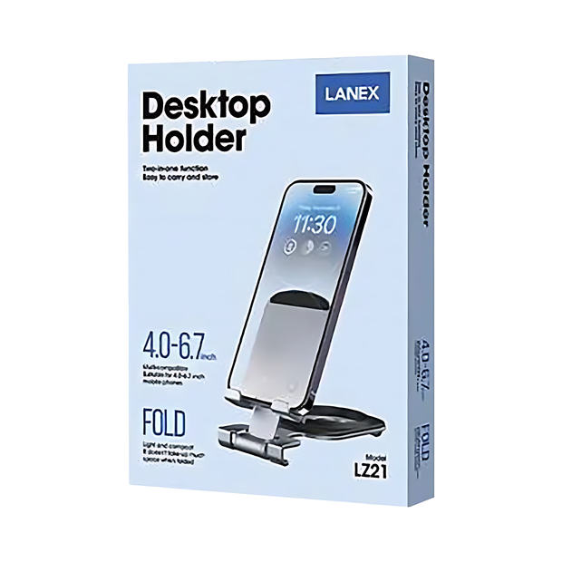 Lanex Metal Fold Desktop Holder