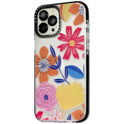 Colorful Flowers Fashion Clear Case - iCase Stores