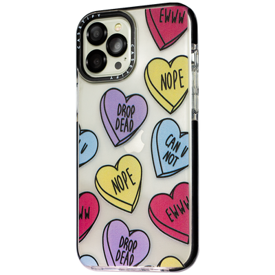Words in Hearts Fashion Clear Case - iCase Stores