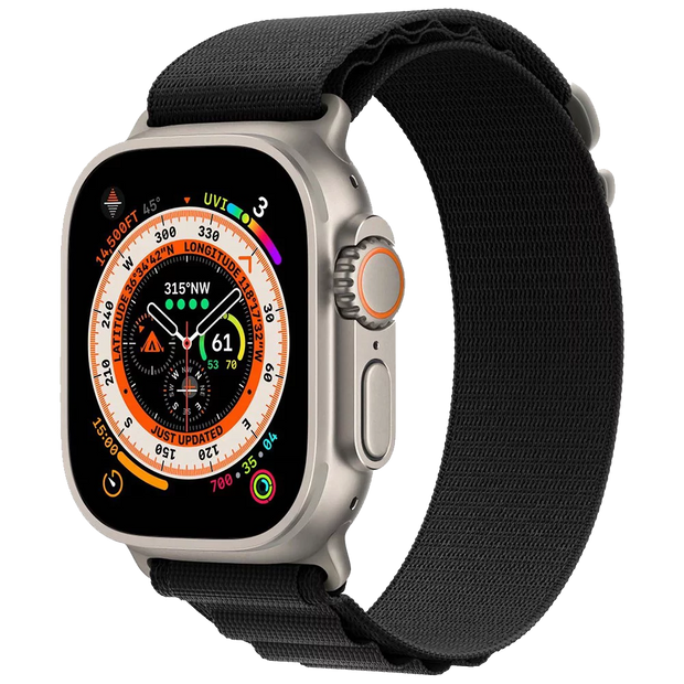 Alpine Loop Apple Watch Band - Black - iCase Stores