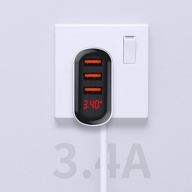 Recci (3USB) Digital Display 3.4A