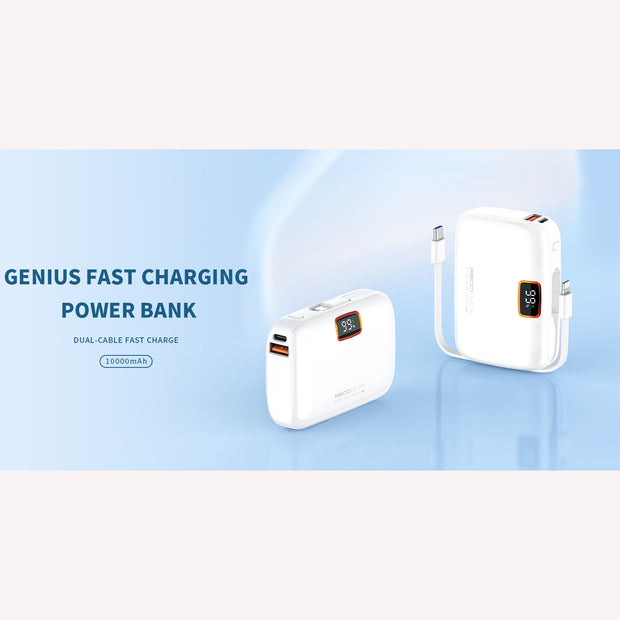 Recci Genius Fast Charging Power Bank 10000mAh - iCase Stores