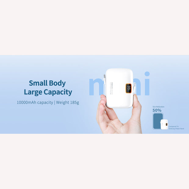 Recci Genius Fast Charging Power Bank 10000mAh