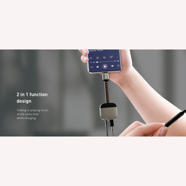Recci 2 In 1 Function Type-C Converter Cable