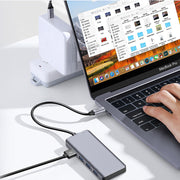 Recci  5 In 1 Multi Interfaces Hub USB-C Data Cable