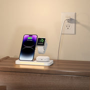 Recci 4 in 1 Folding Wireless Charger with Night Light 15W