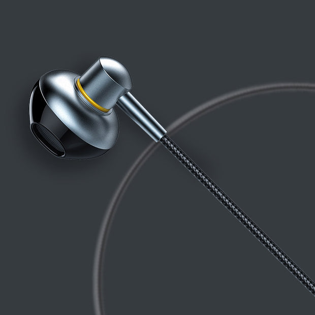 Recci Wired Earphones High Quality Metal Material 3.5mm