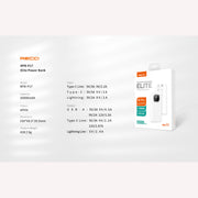 Recci Elite 20000mAh Power Bank 22.5W with Digital Display