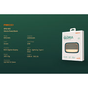 Recci Gloria Series 10000mAh Power Bank With Digital Display