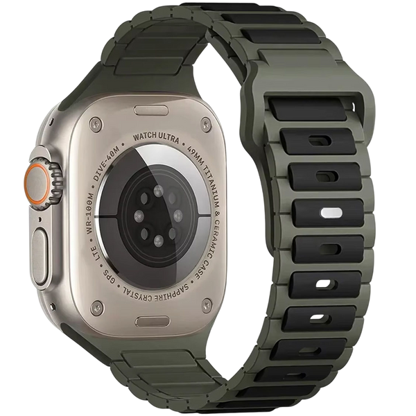 Sport Silicone Band with Secure Fit for Apple Watch