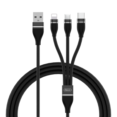 Recci 3 In 1 Fast Charging Cable 120cm