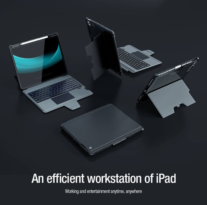 Nillkin Bumper Combo Backlit Keyboard Case for Apple iPad 10.2 2019 / 2020 / 2021 - iCase Stores