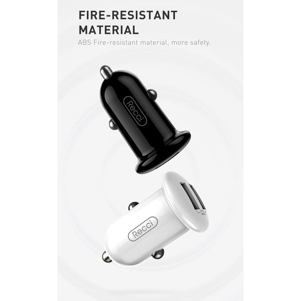 Recci Mushroom Dual ports Car Charger