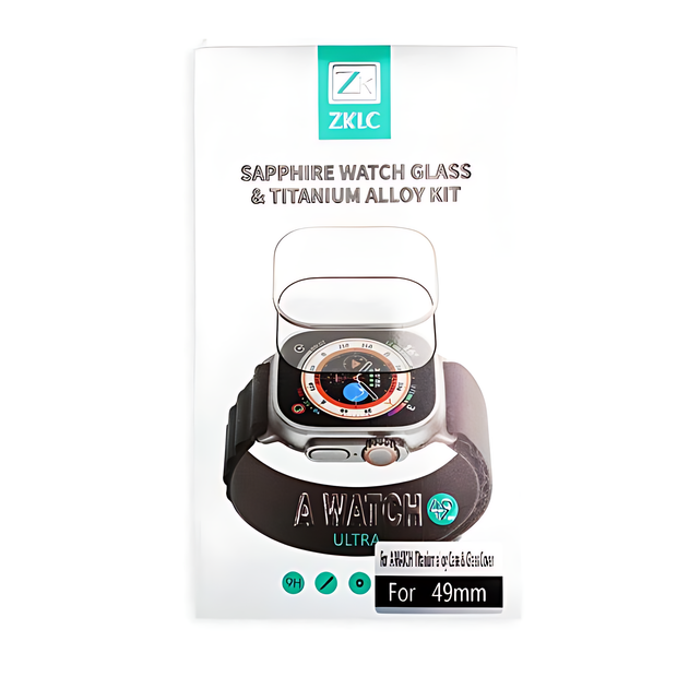 ZKLC Sapphire Watch Glass & Titanium Alloy Kit  for Apple Watch