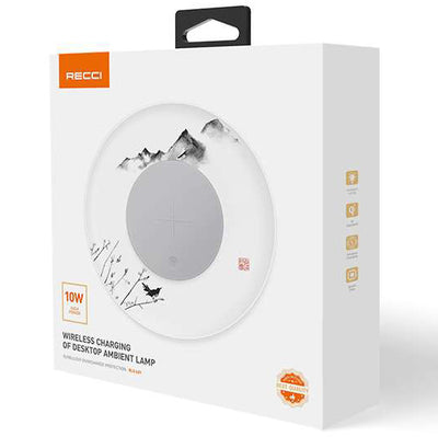 Recci Wireless Charger 10W Led Light Safe Charging - iCase Stores