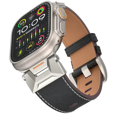 Mecha Leather Band For Apple Watch