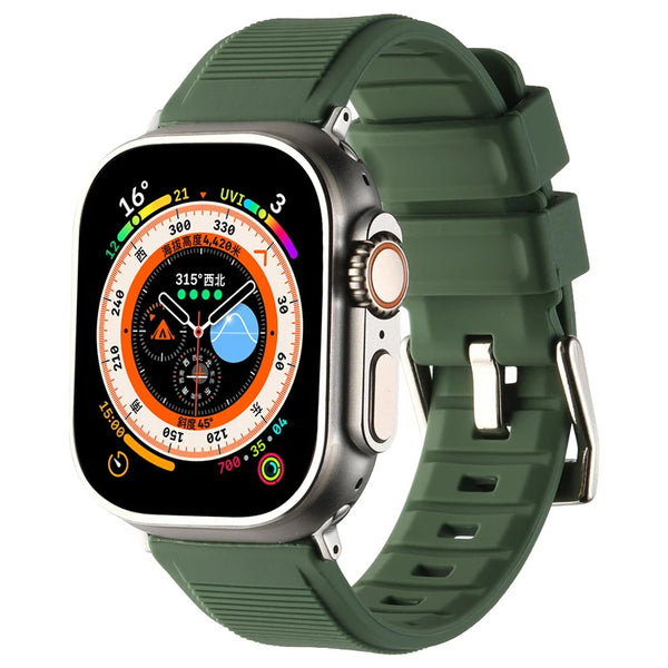 Rugged Silicone Band for Apple Watch - iCase Stores