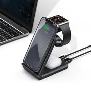 Recci 4 In 1 Desktop Stand Wireless Charger