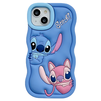 Cute Cartoon Stitch Soft Silicone Phone Case