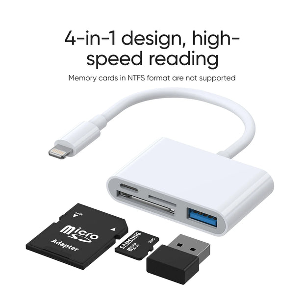 Joyroom Lightning to USB OTG Card Reader - iCase Stores