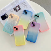 Transparent Gradient Soft TPU Phone Case