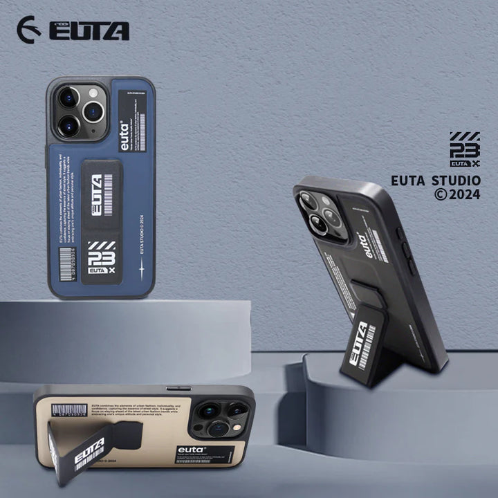 EUTA Mag-Charge Leatherette Case With Extendable Grip Stand - iCase Stores
