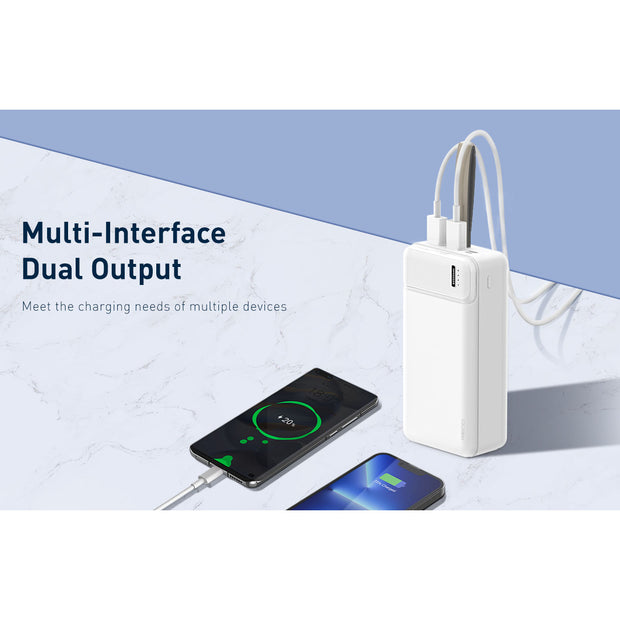 Recci BURTON POWER 30000mAh Power Bank - Dual USB-A Output