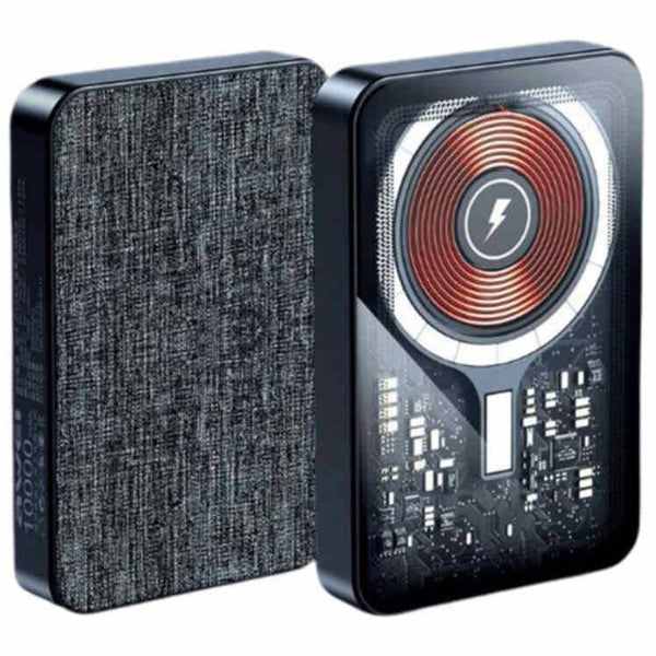 Awei 10000mAh Magnetic Wireless Power Bank with LED Display