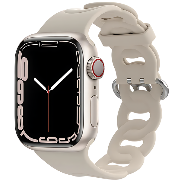 Ring Soft Silicone Strap with Secure Buckle for Apple Watch - iCase Stores