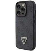 Guess PU Leather Case With 4G Triangle Strass & Triangle Logo