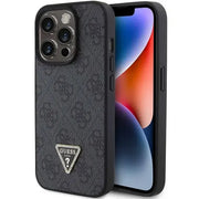 Guess PU Leather Case With 4G Triangle Strass & Triangle Logo