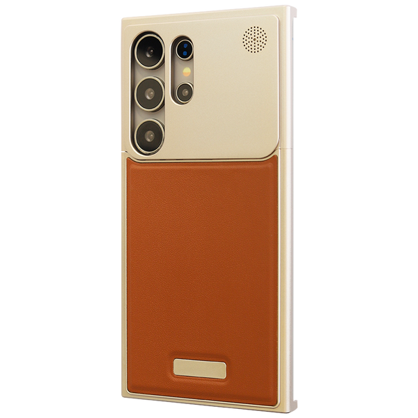 Aromatherapy Metal Leather Case For Samsung