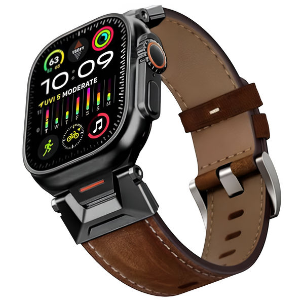Rugged Strap with Stainless Steel For Apple Watch