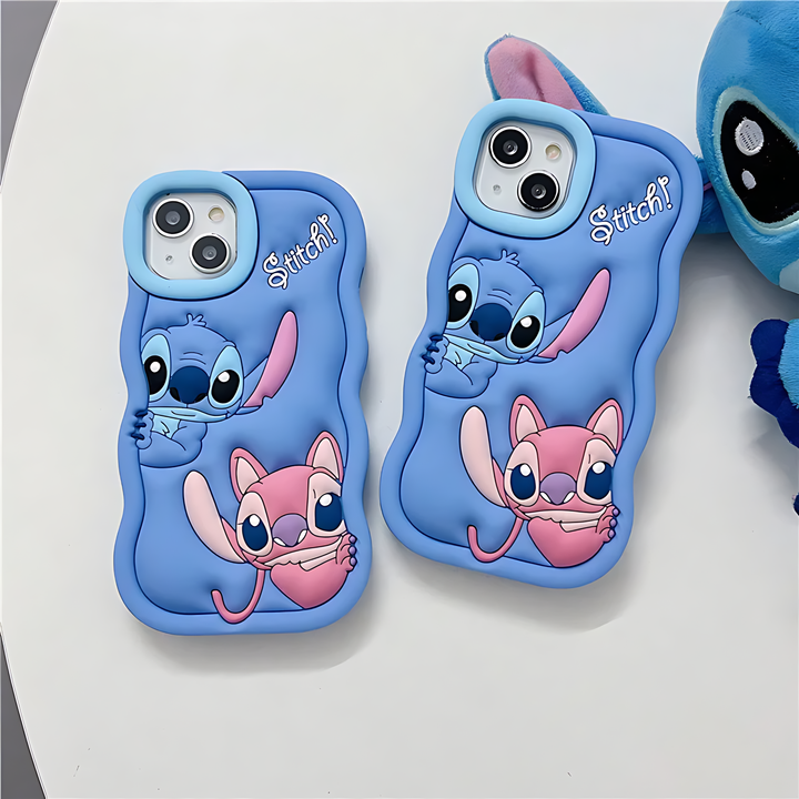 Cute Cartoon Stitch Soft Silicone Phone Case - iCase Stores