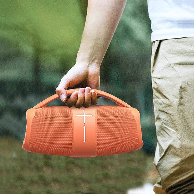Awei Portable Speaker TWS Bluetooth 5.3 Outdoor Speaker with Balanced Bass AUX MP3 Player Waterproof Multiple LED Modes