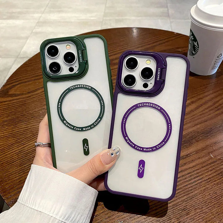 Clear Magnetic Case with Lens Holder - iCase Stores