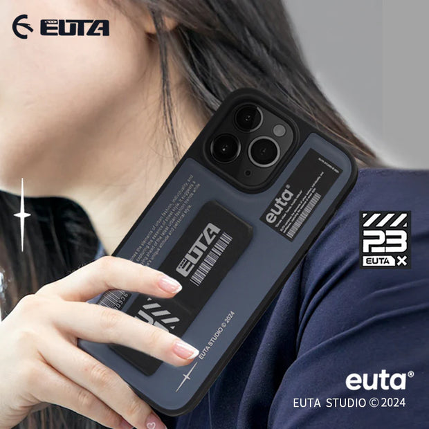 EUTA Mag-Charge Leatherette Case With Extendable Grip Stand